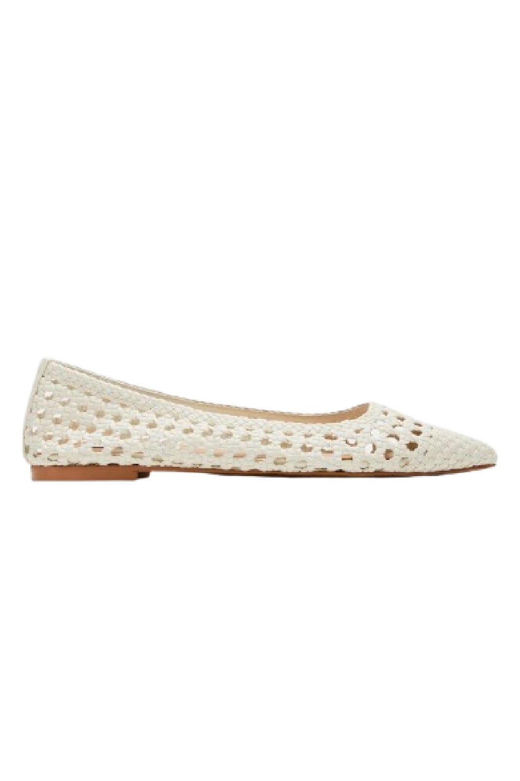 Forudbestilling - Steve Madden - Saxton Ballerina SM11003687 - 253 Bone Ballerinaer