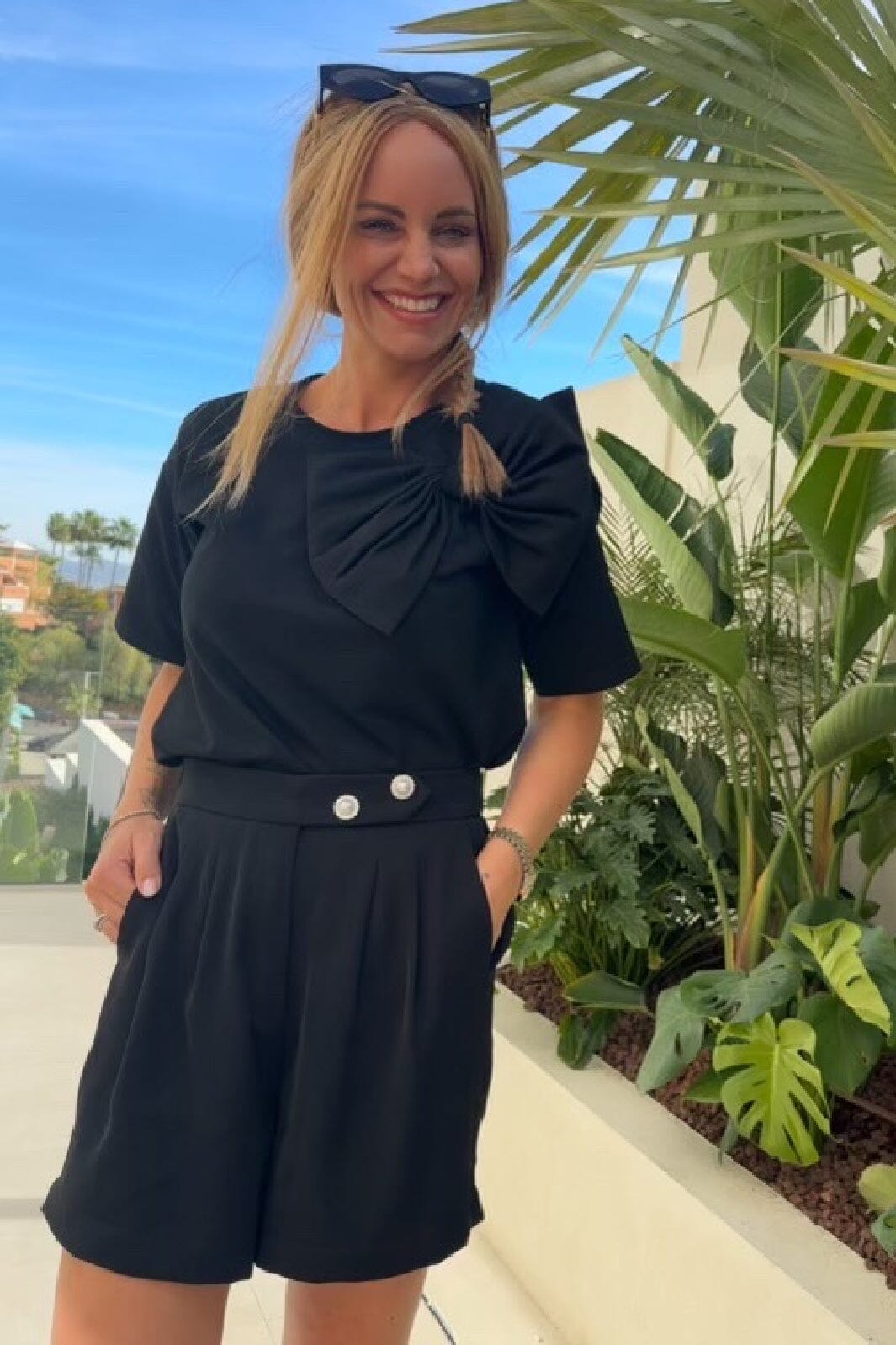 Forudbestilling - Valentin Studio - Josie Shorts - Black Shorts