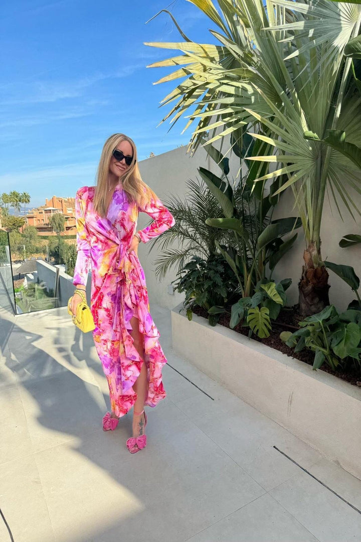 Forudbestilling - Valentin Studio - Senorita Watercolour Dress - Rose Kjoler