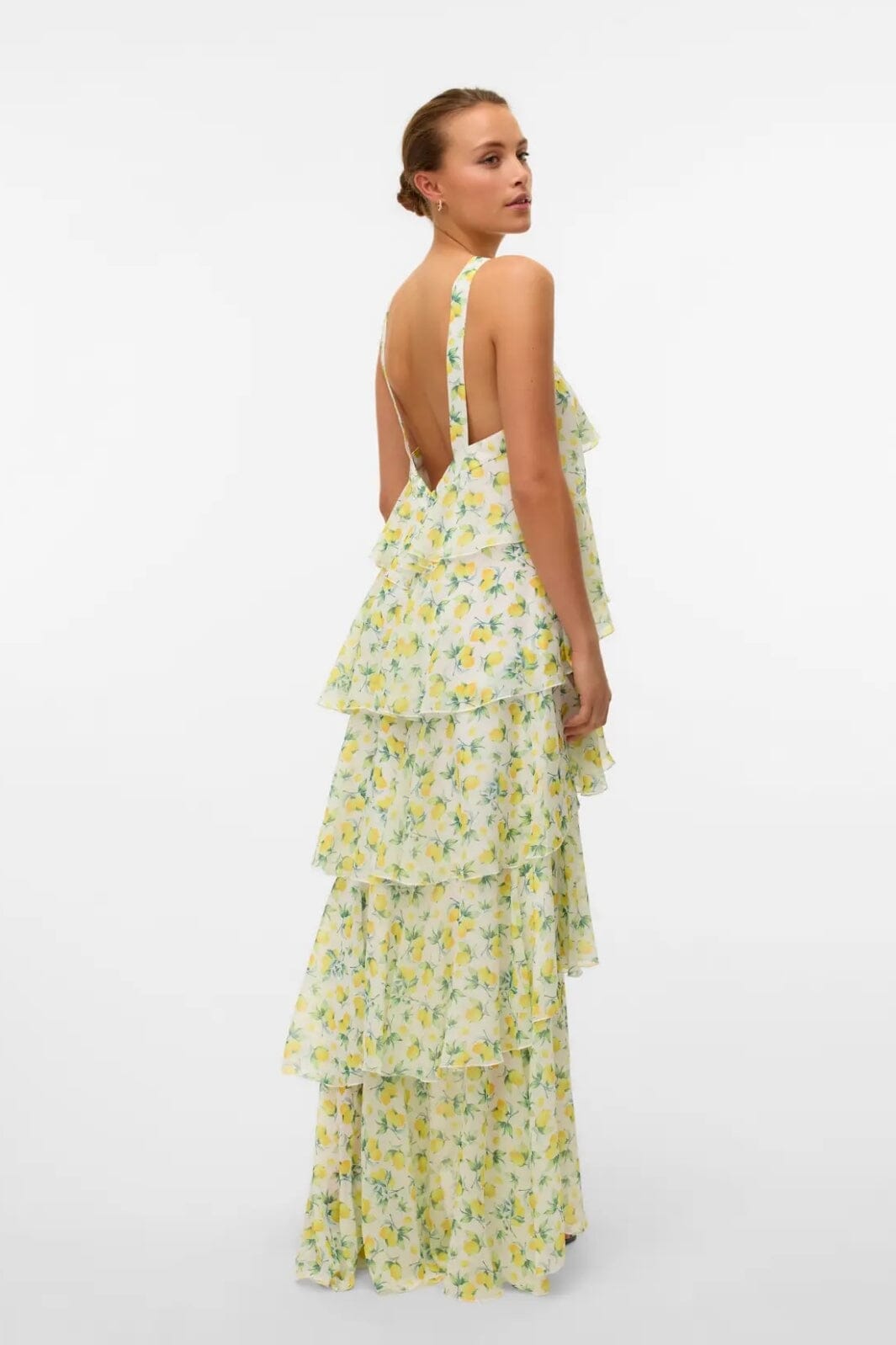 felicia ruffle maxi dress vero moda Vero Moda - Vmfelicia Sl Ruffle Maxi Dress
