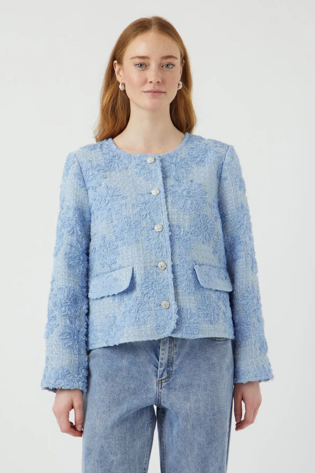 Forudbestilling - Y.A.S - Yaskavi 7/8 Jacket - 4782586 Halogen Blue