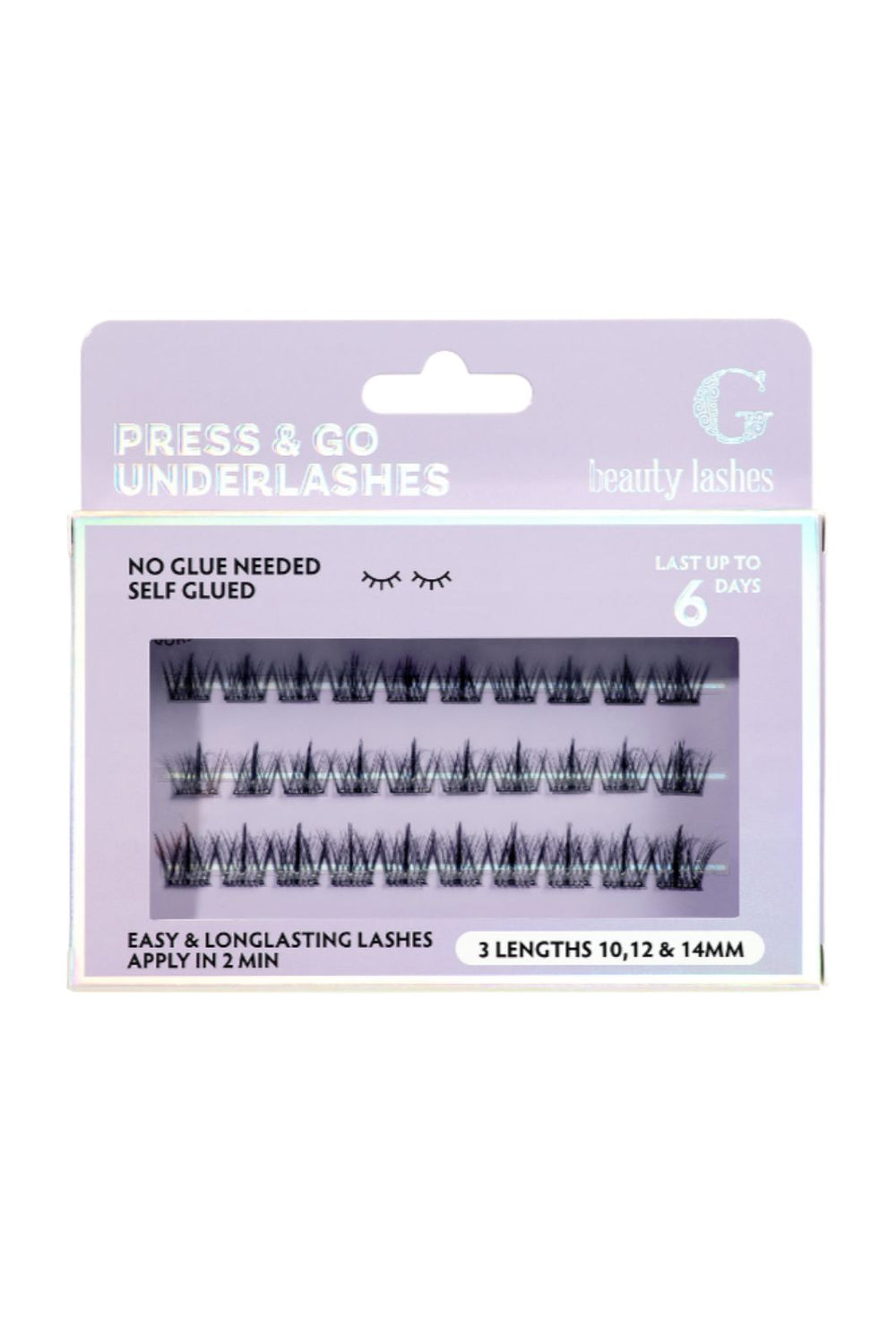 G Beauty Lashes - Press & Go Underlashes - Afterwork GBL-AFTW - Øjenvipper