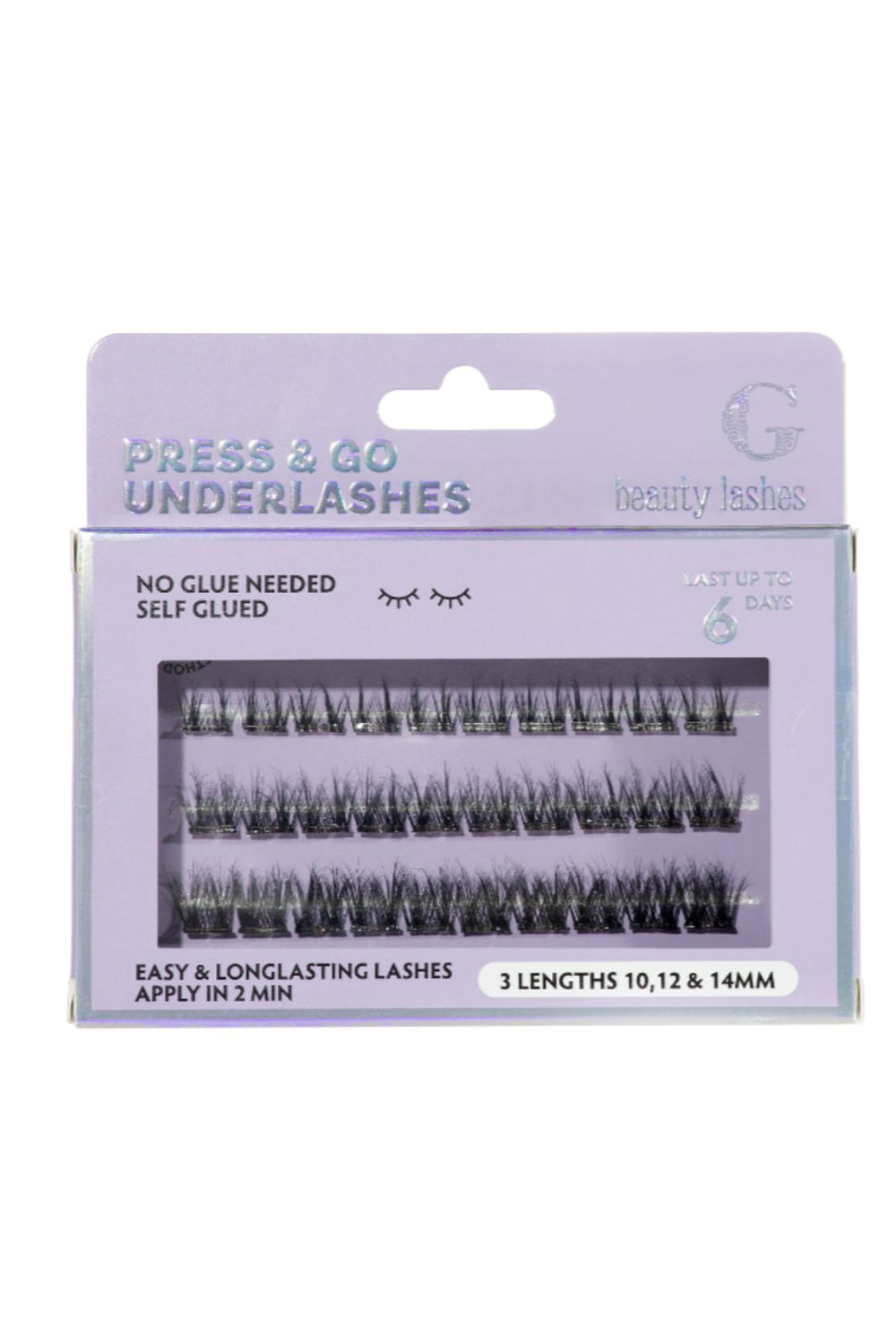 G Beauty Lashes - Press & Go Underlashes - Date GBL-DATE - Øjenvipper