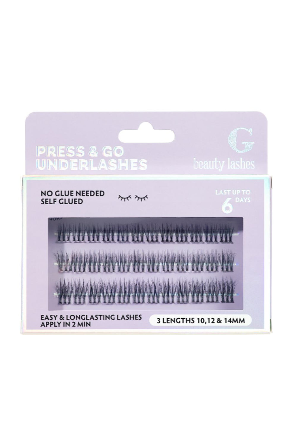 G Beauty Lashes - Press & Go Underlashes - Everyday GBL-EVER - Øjenvipper