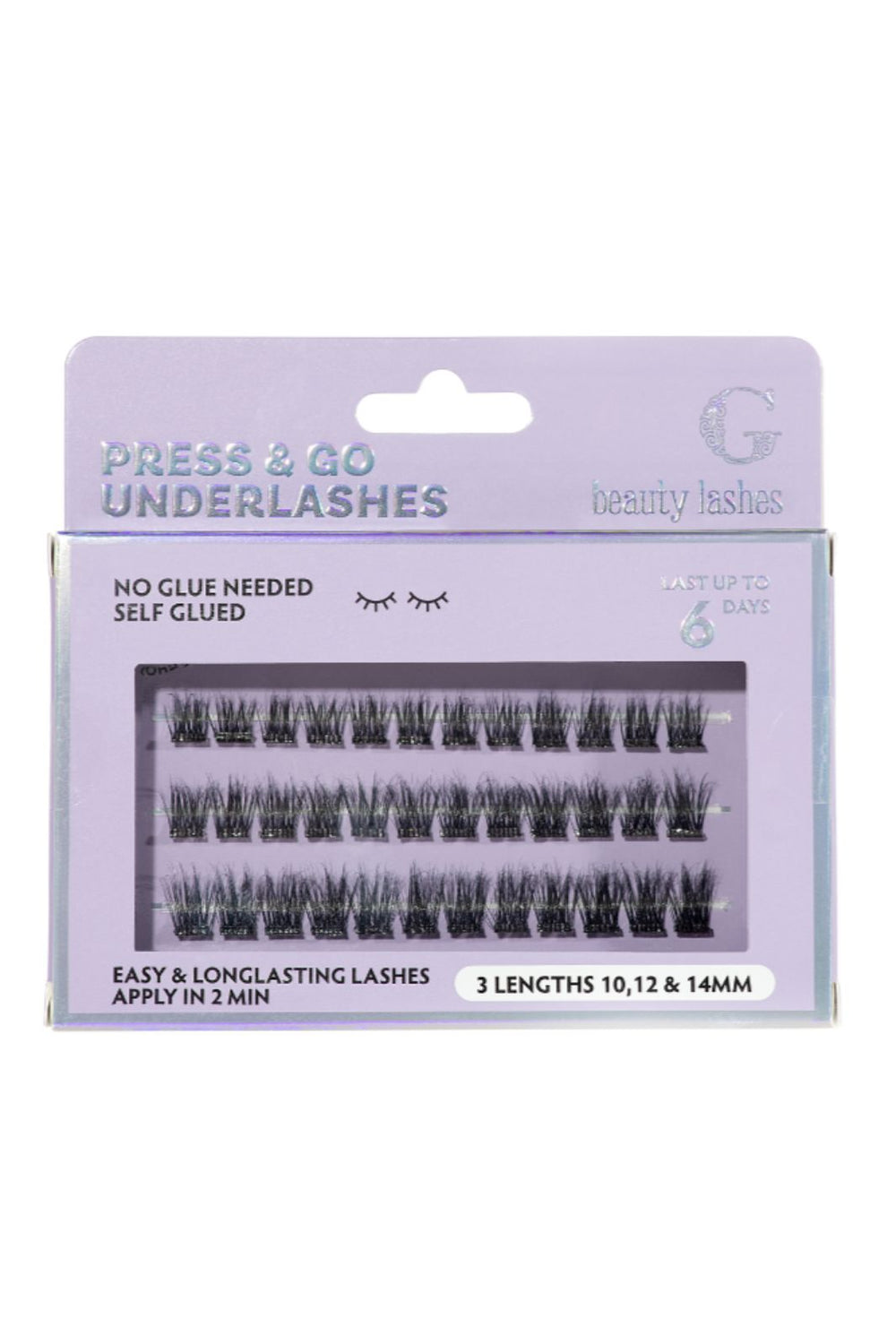 G Beauty Lashes - Press & Go Underlashes - Lust GBL-LUST - Øjenvipper