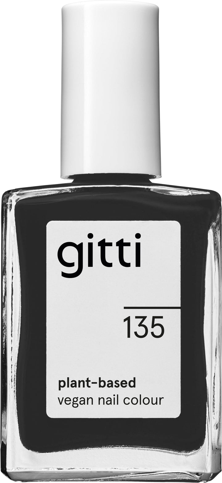 Gitti - Nail Polish 135 - Black Neglelak 