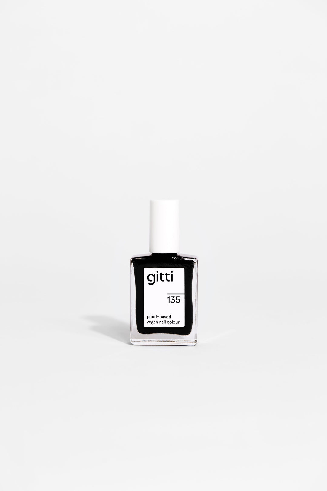 Gitti - Nail Polish 135 - Black Neglelak 