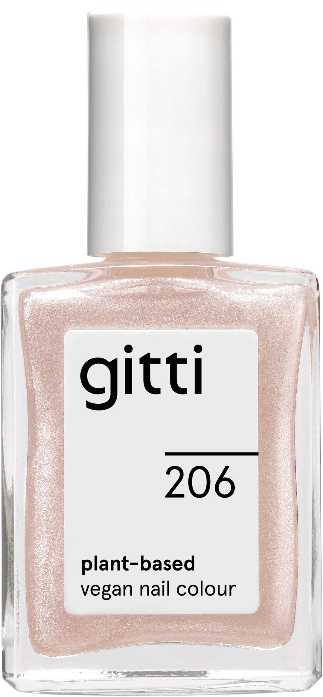 Gitti - Nail Polish 206 - Pink Gleam Neglelak 
