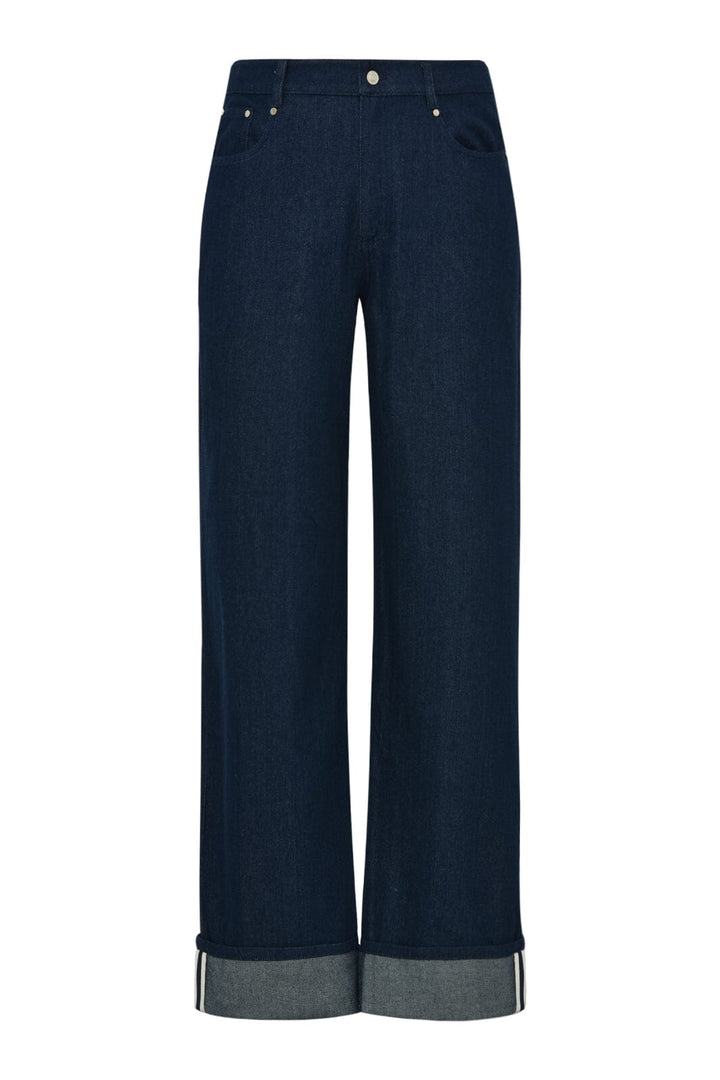 Global Funk - Cadian Fo-G - 916 Dark Unwashed Denim Skjorter