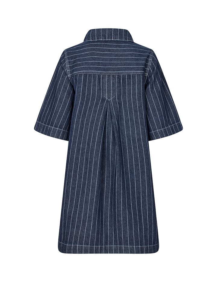 Global Funk - Mira-G - 608 Navy Pinstripe Kjoler