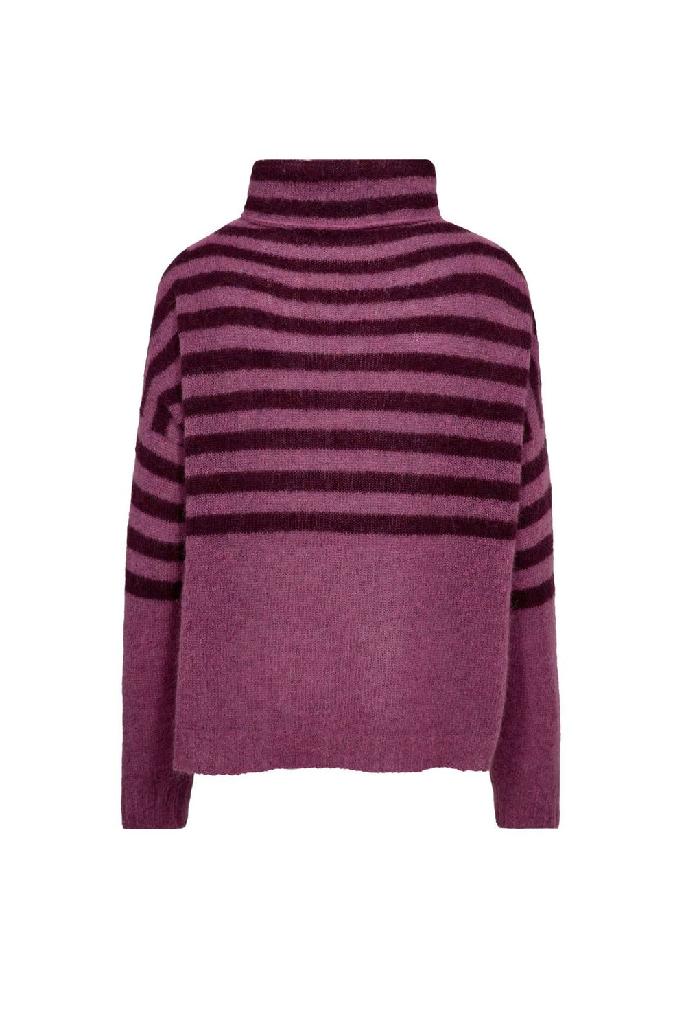 Gossia - Ambrosiago Sweater G1816 - Plum/Dark Plum Strikbluser