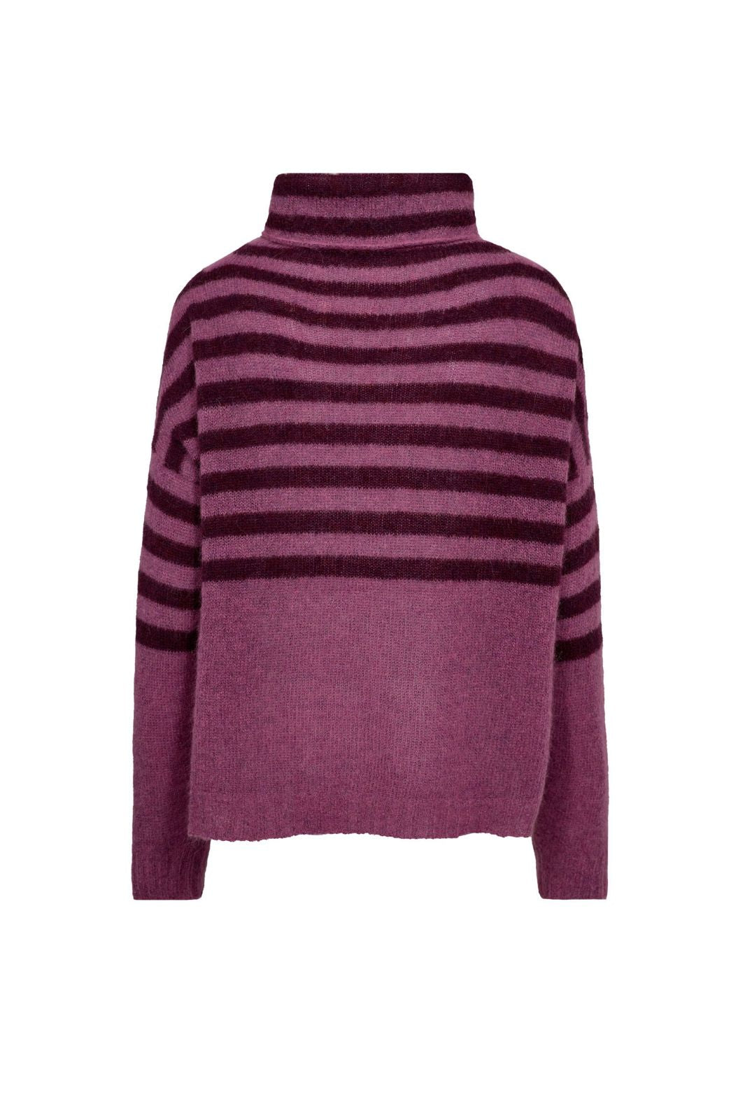 Gossia - Ambrosiago Sweater G1816 - Plum/Dark Plum Strikbluser