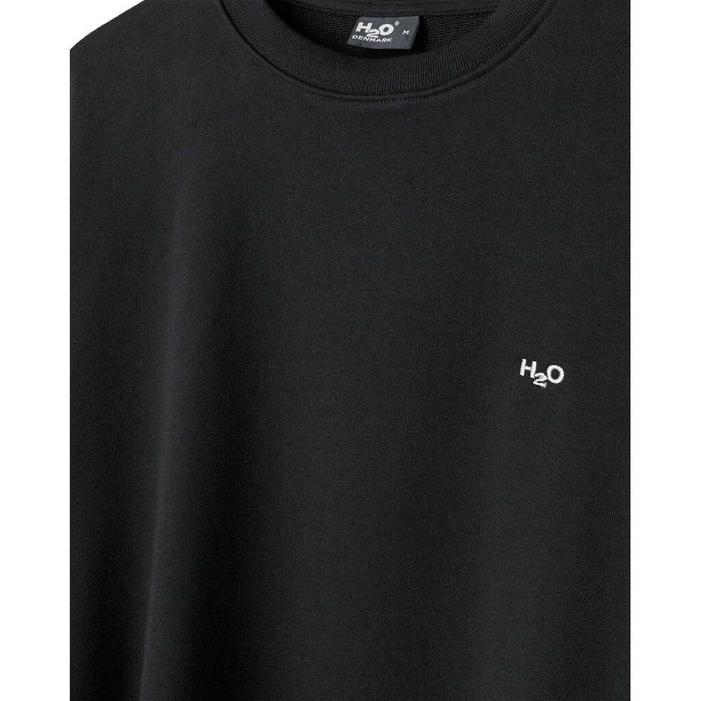 H2O - Base Woman Sweat O'Neck - 3500 Black Sweatshirts 