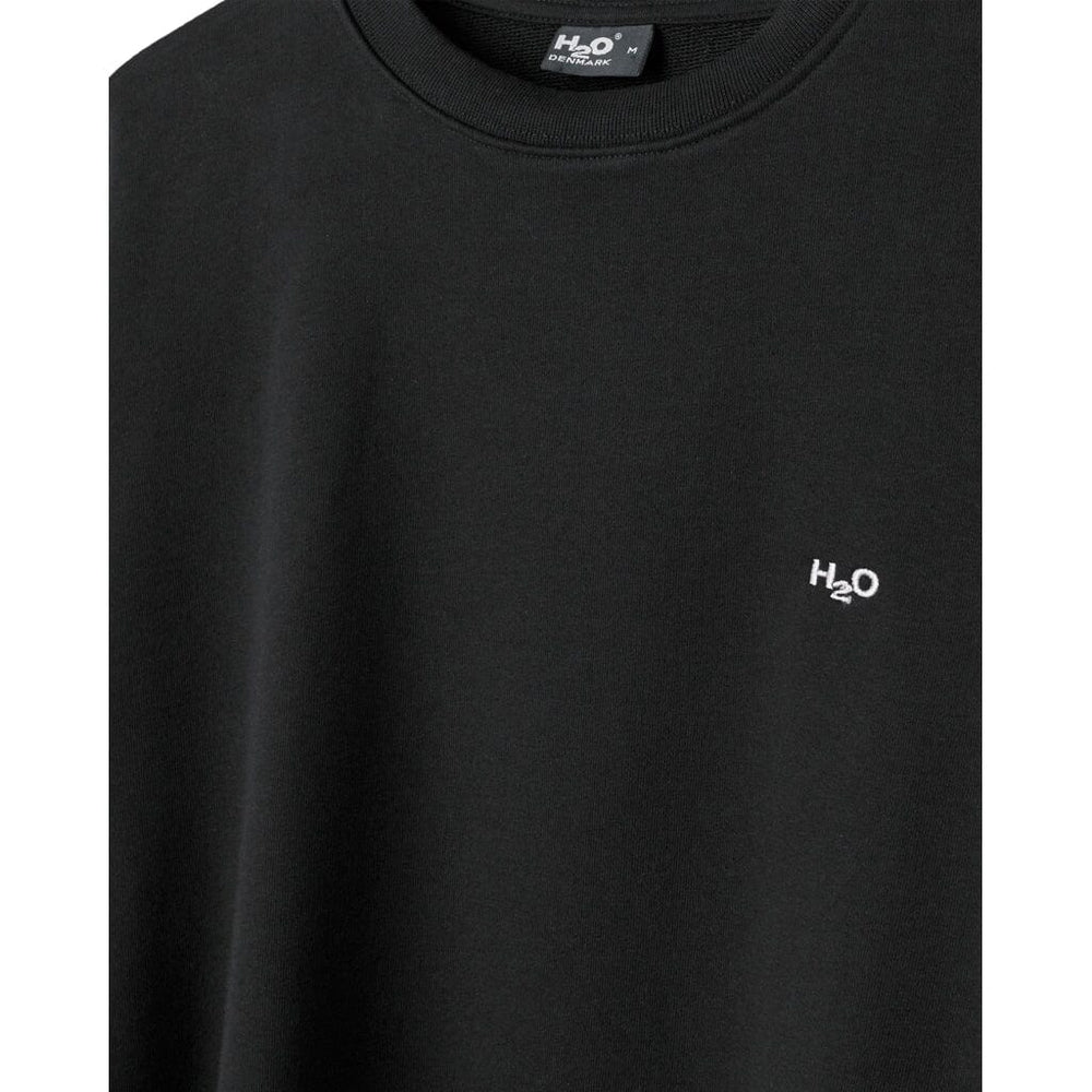 H2O - Base Woman Sweat O'Neck - 3500 Black Sweatshirts