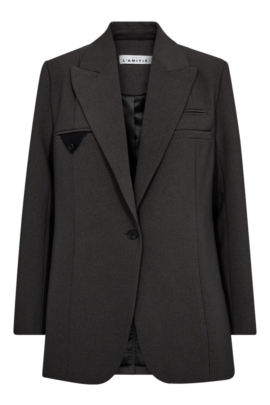 Haute L'Amitié - Emerald Single Blazer HL10278 - Grey Blazere