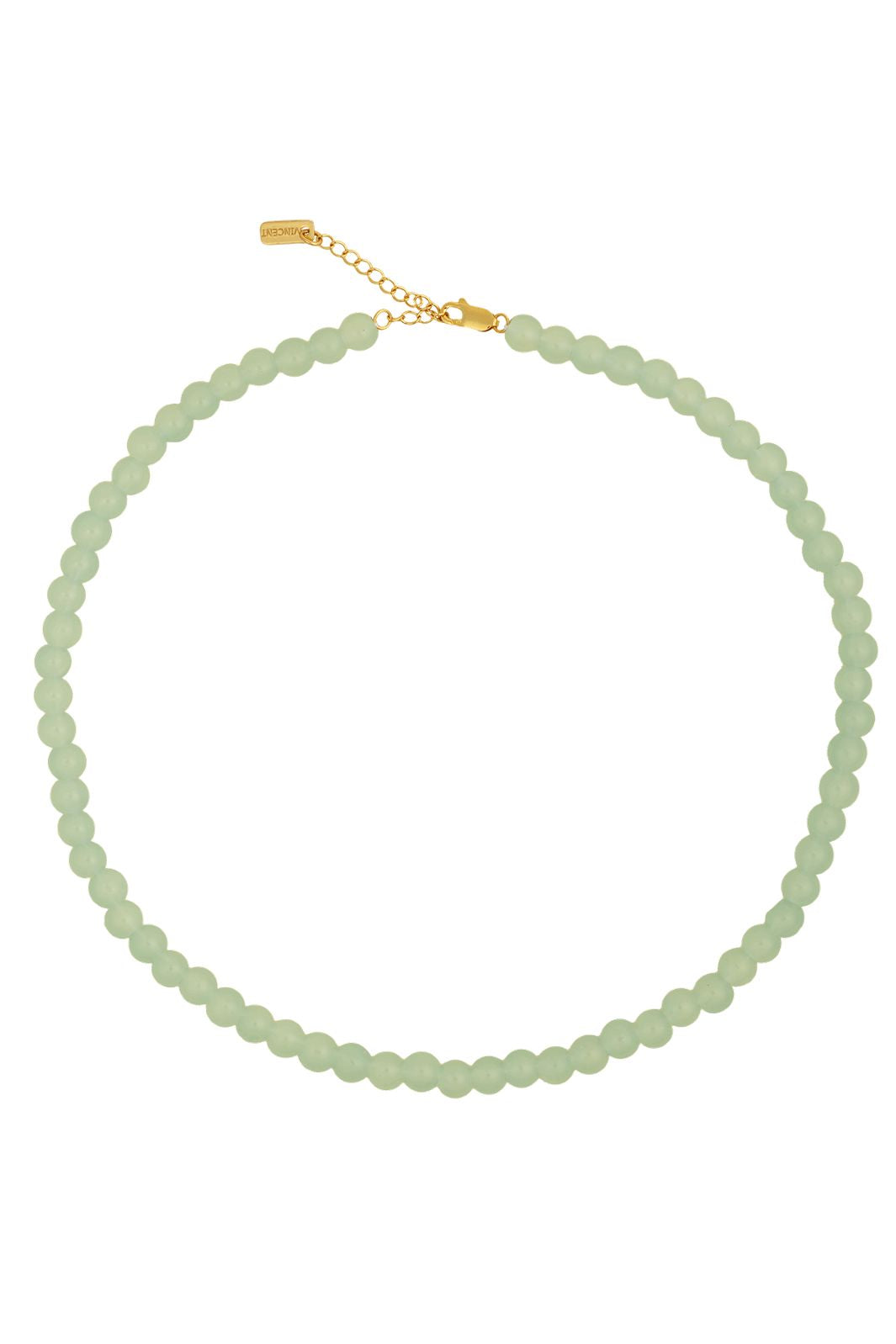 Forudbestilling - House Of Vincent - Candy Coral Pistachio S Necklace VJ233-UNG-G-S - Light Green - Gilded