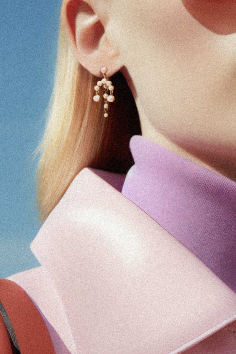 House Of Vincent - Veil Of Venus Earrings - Gilded