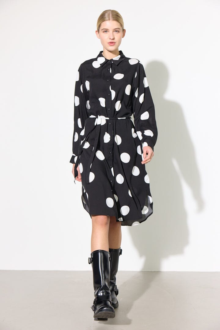 Hunkøn - Vicky Shirtdress 25983 - Big Dots Kjoler