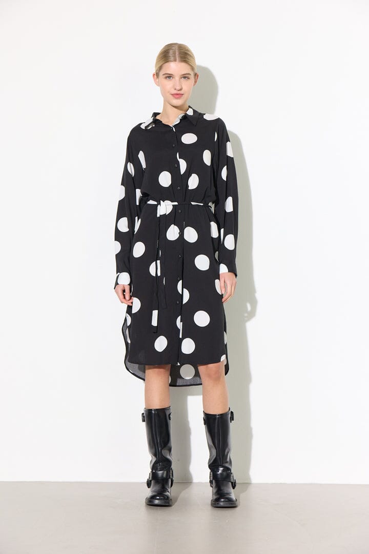 Hunkøn - Vicky Shirtdress 25983 - Big Dots Kjoler