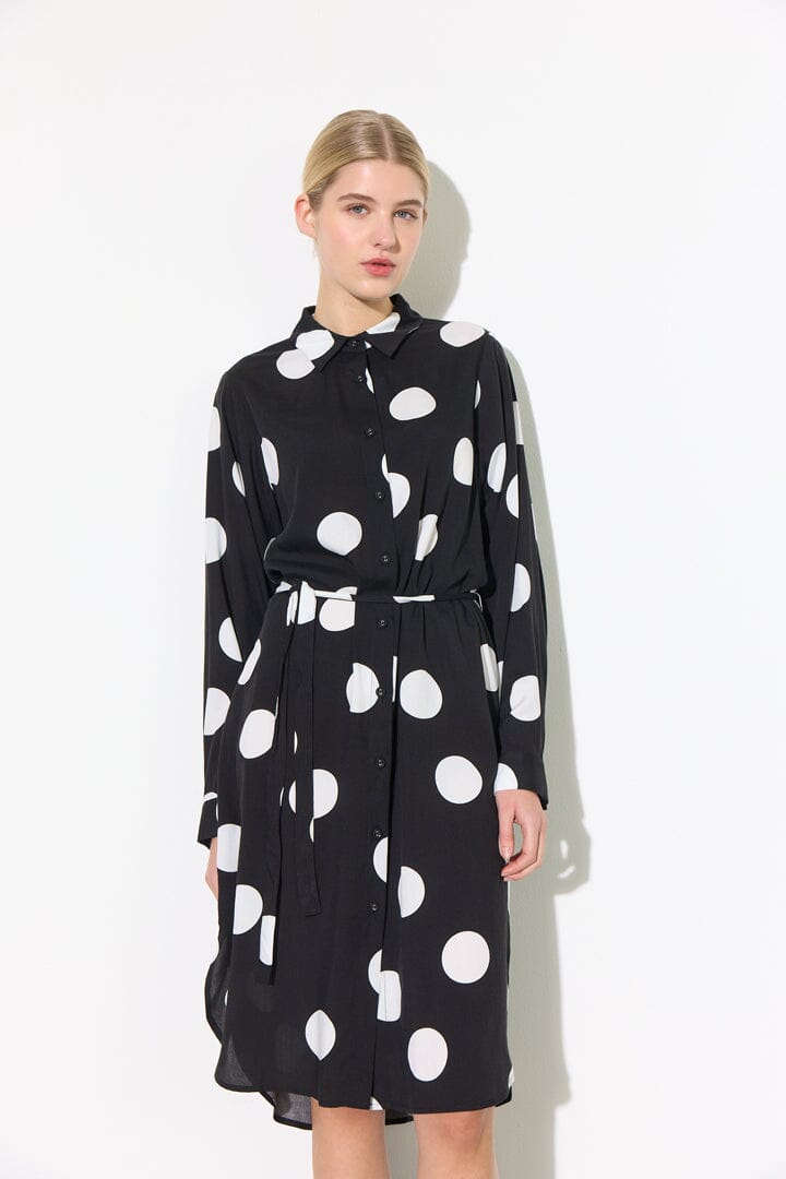 Hunkøn - Vicky Shirtdress 25983 - Big Dots Kjoler