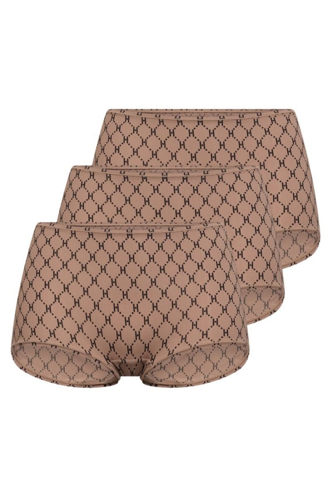 Hype The Detail - Brief Logo 3-Pk 3250-65 - 98 - Brun Underbukser
