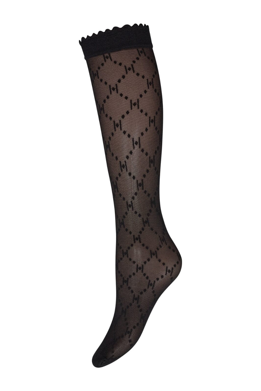 Hype The Detail - Knee High Logo - 1100 Black Strømper