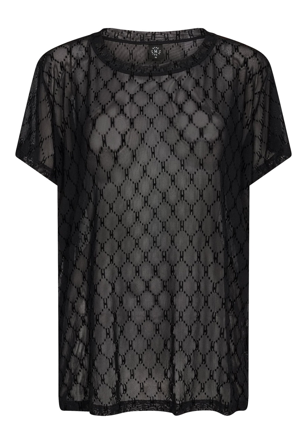 Hype The Detail - Oversize Mesh - 9 Sort Toppe