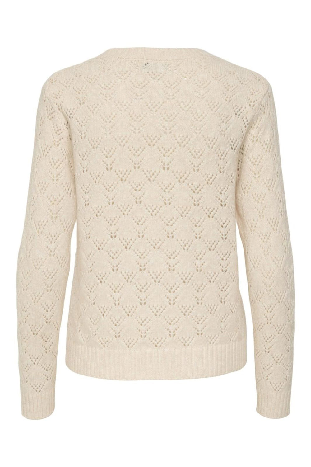 JDY - Jdyamanda Life L/S O-Neck Pullover Knt - 4838864 Whitecap Gray