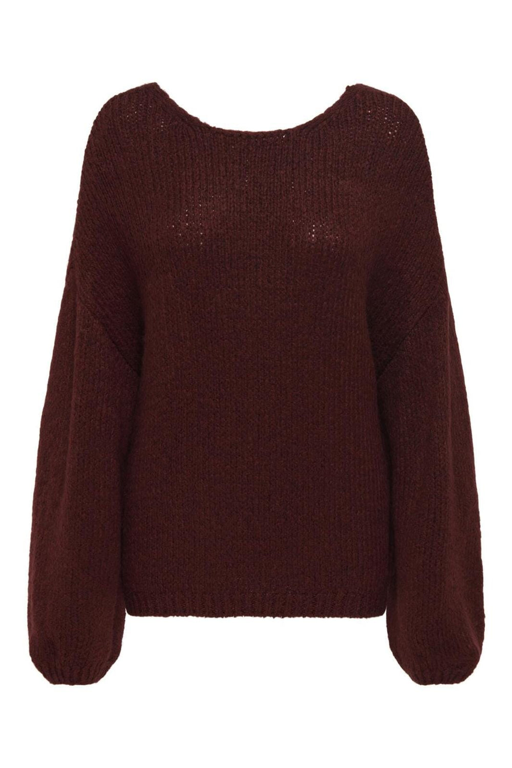 JDY - Jdydinea L/S Reversible Pullov. Knt - 4815826 Cabernet