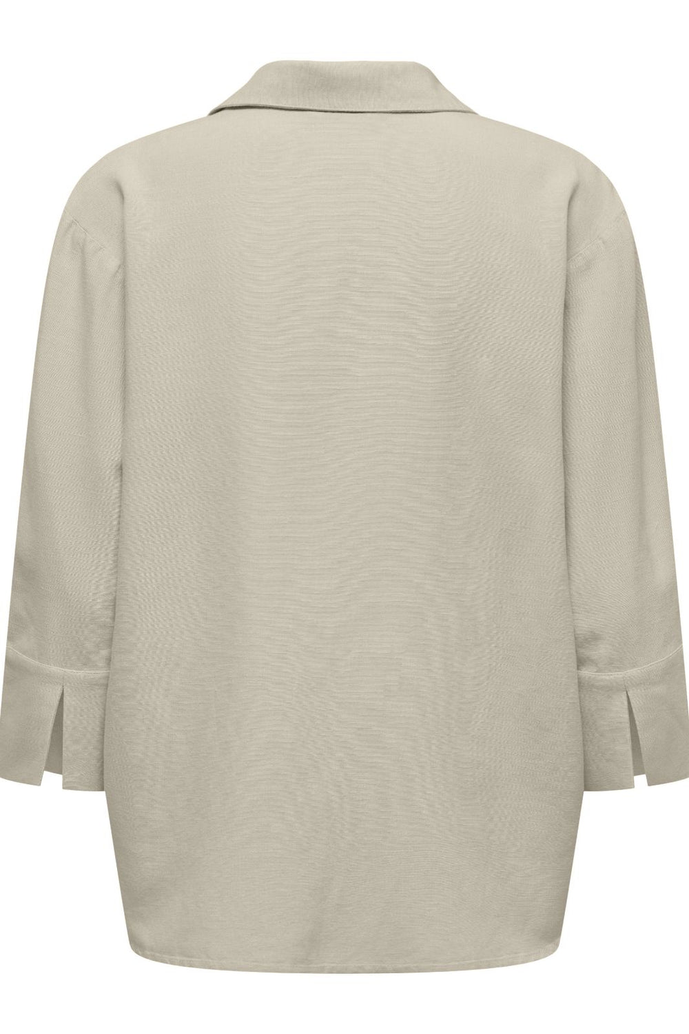 JDY - Jdylucia 3/4 Linen Shirt - 4941425 Oatmeal Skjorter