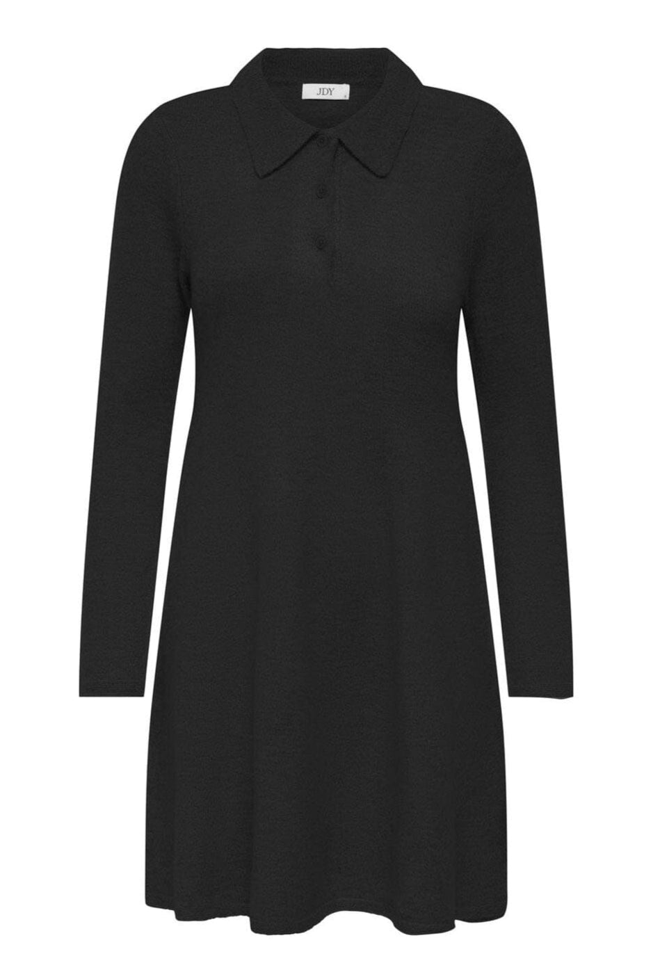 JDY - Jdyrosemary Life L/S Collar Dress Knt - 4931987 Black