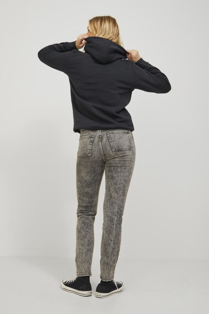 Jjxx - Jxabbie Rlx Ls Every Hood Swt - 4080136 Black White Jjxx Logo