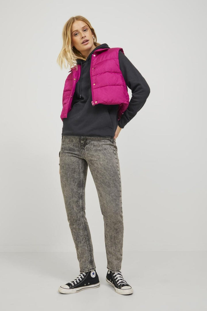 Jjxx - Jxabbie Rlx Ls Every Hood Swt - 4080136 Black White Jjxx Logo