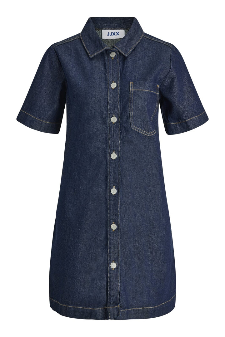 Jjxx - Jxamara A Shape Ss Dress R300 Ln - 4875331 Dark Blue Denim