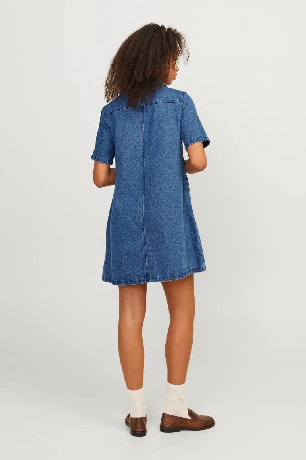 Jjxx - Jxamara Ss Denim Dress Sn - 4748863 Medium Blue Denim