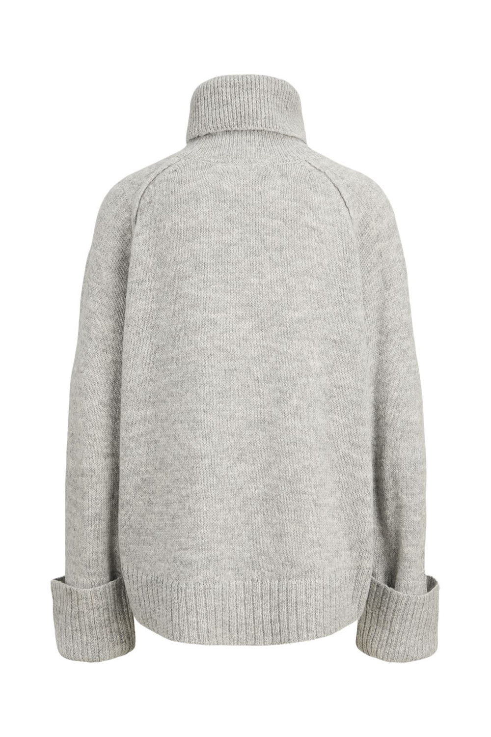 Jjxx - Jxellinora Raglan Roll Neck Knit Ln - 4815075 Light Grey Melange