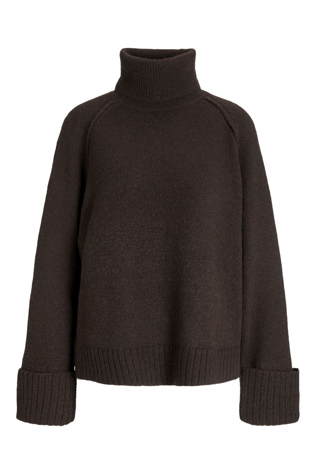 Jjxx - Jxellinora Raglan Roll Neck Knit Ln - 4815076 Bracken