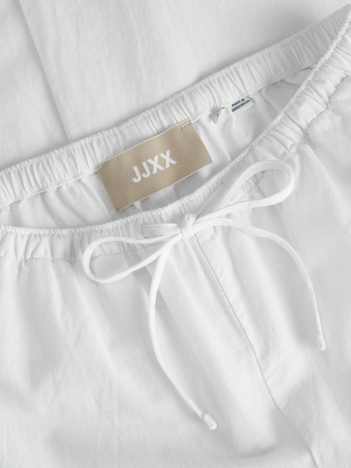 Jjxx - Jxflora Linen Blend Pant Sn - 4388843 White Bukser 