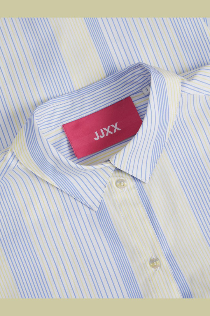 Jjxx - Jxjamie Ls Relaxed Poplin Shirt - 4374582 Limeade Multi