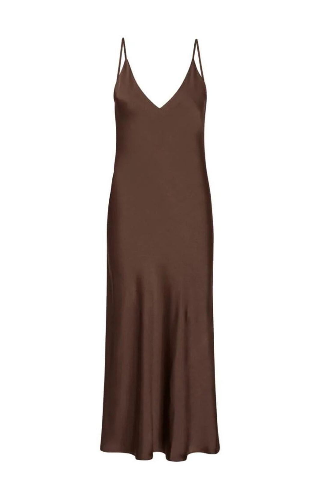 Karmamia - Camisole Dress 2232 - Semi Rich Brown
