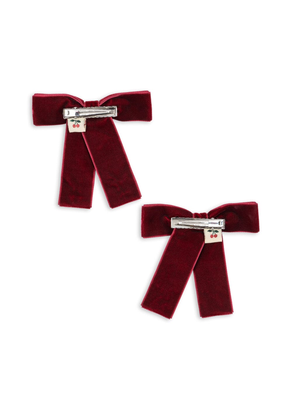 Konges Sløjd - 2 Pack Juliette Bow Hair Clip Ks104175 - Rio Red Hårspænder