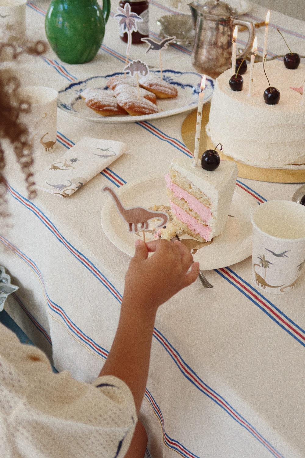 Konges Sløjd - Birthday Candles Print - Lemon Lys