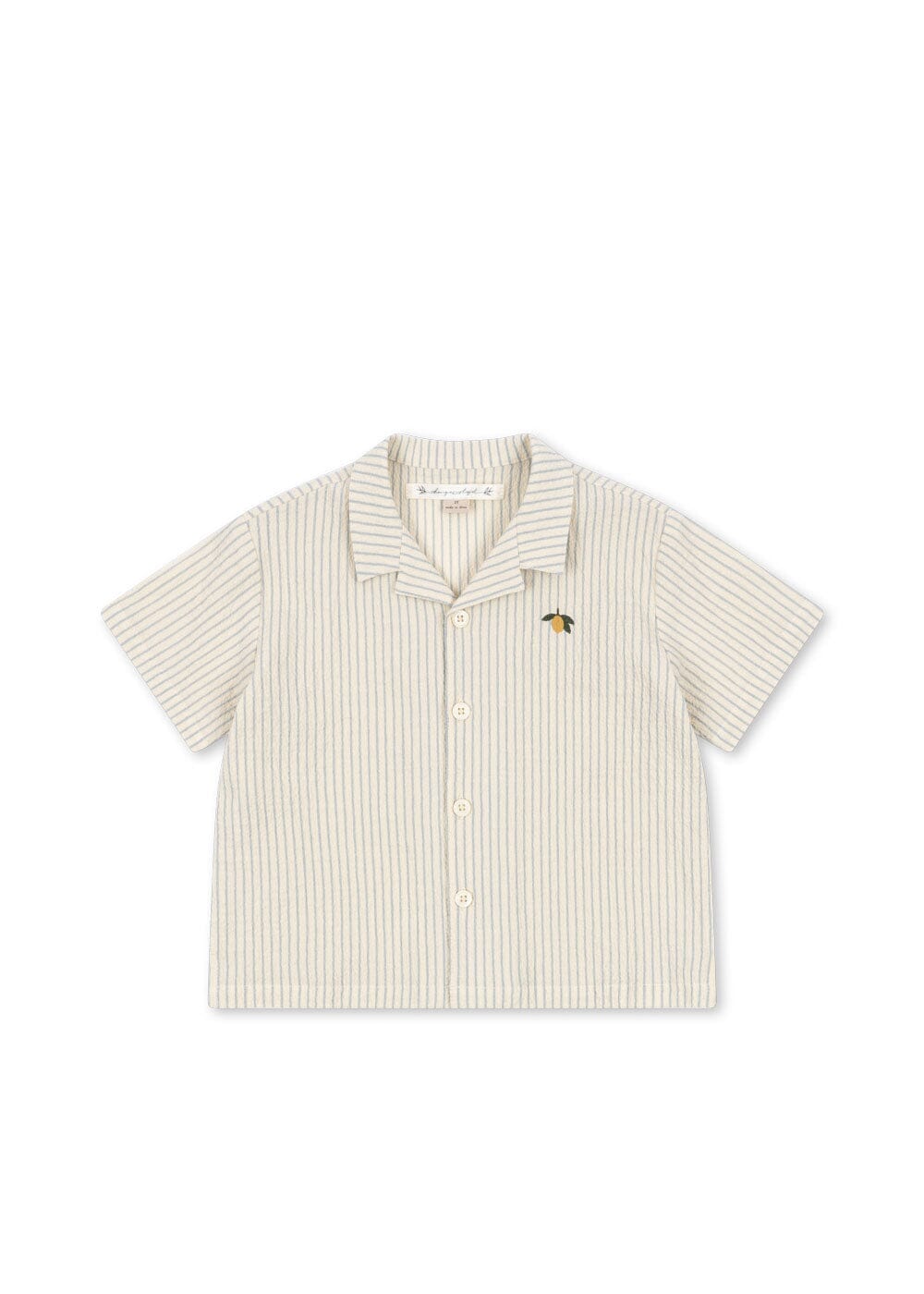 Konges Sløjd - Celebration Elliot Ss Shirt Gots Ks103561 - Cloud Stripe Bluser