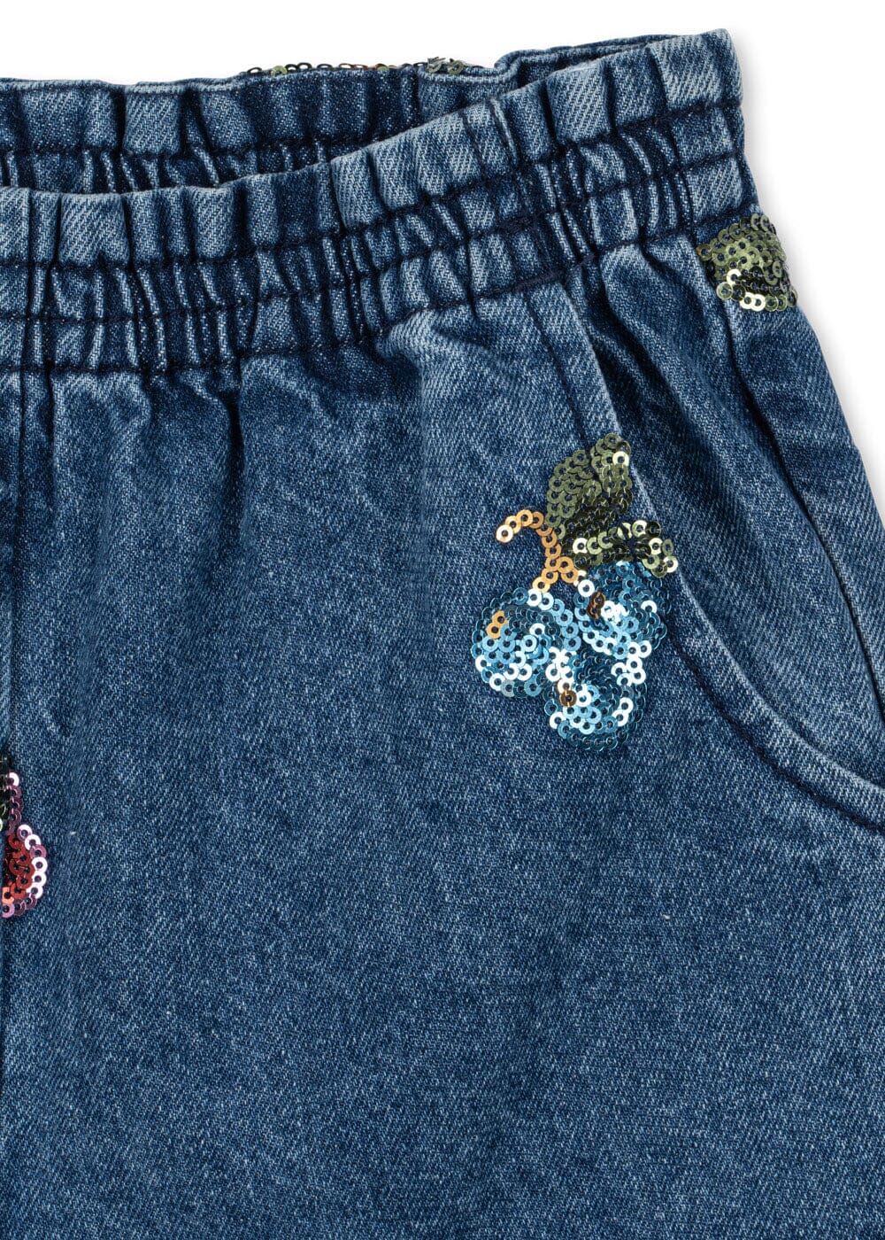 Konges Sløjd - Magot Sequin Frill Pants Gots Ks104365 - Vitamins Bukser