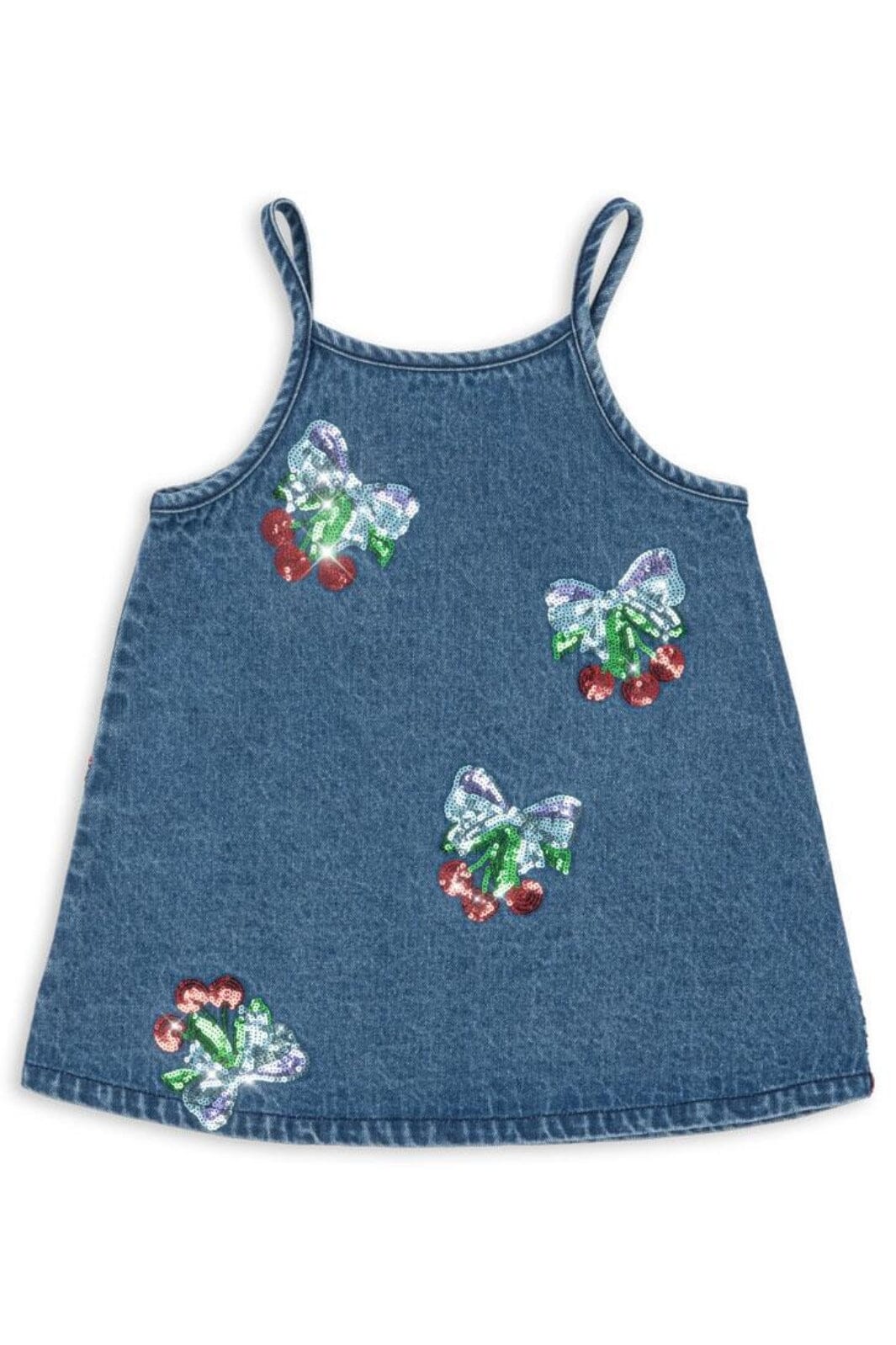 Konges Sløjd - Magot Sequin Strap Dress Gots Ks103891 - Amarena Sequin