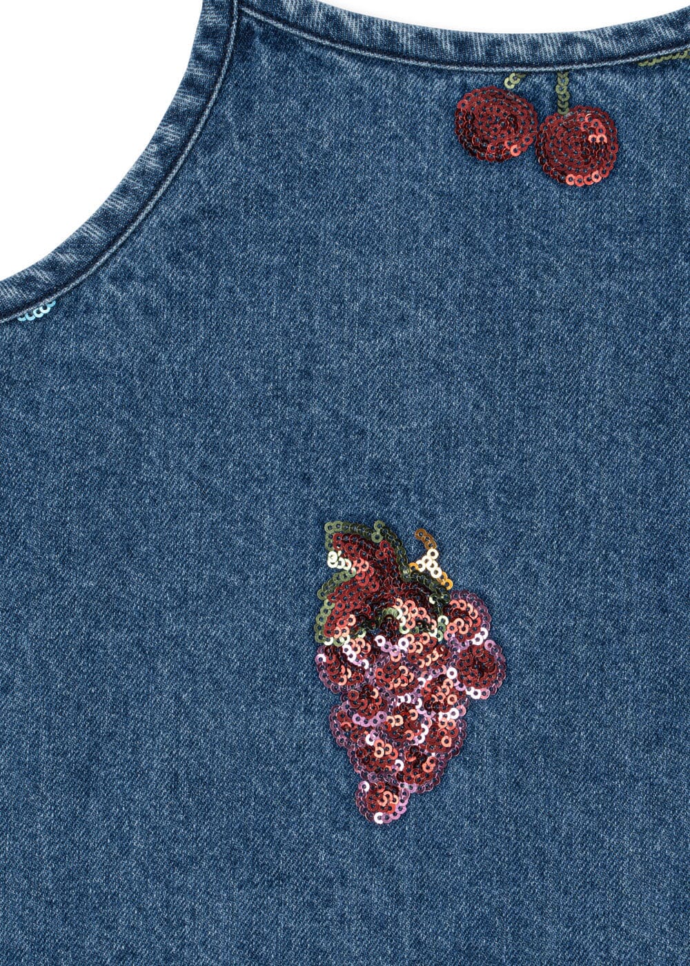 Konges Sløjd - Magot Sequin Strap Dress Gots Ks104366 - Vitamins Kjoler