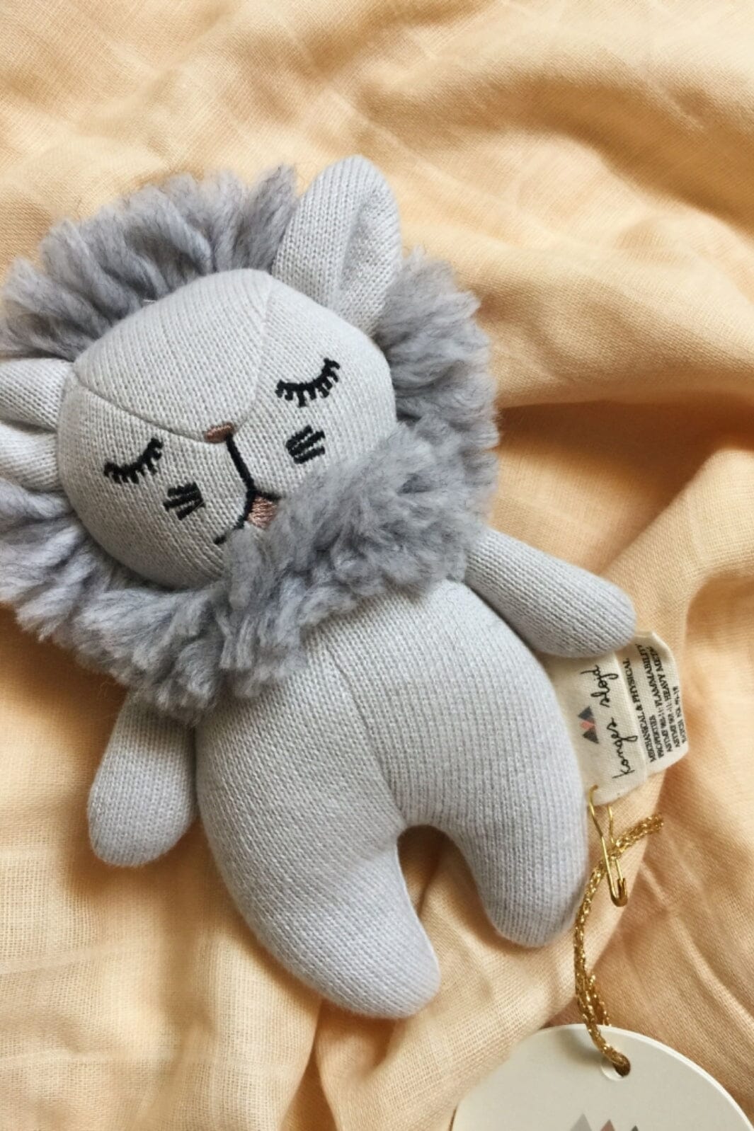 Konges Sløjd - Mini Lion - Grey Legetøj 