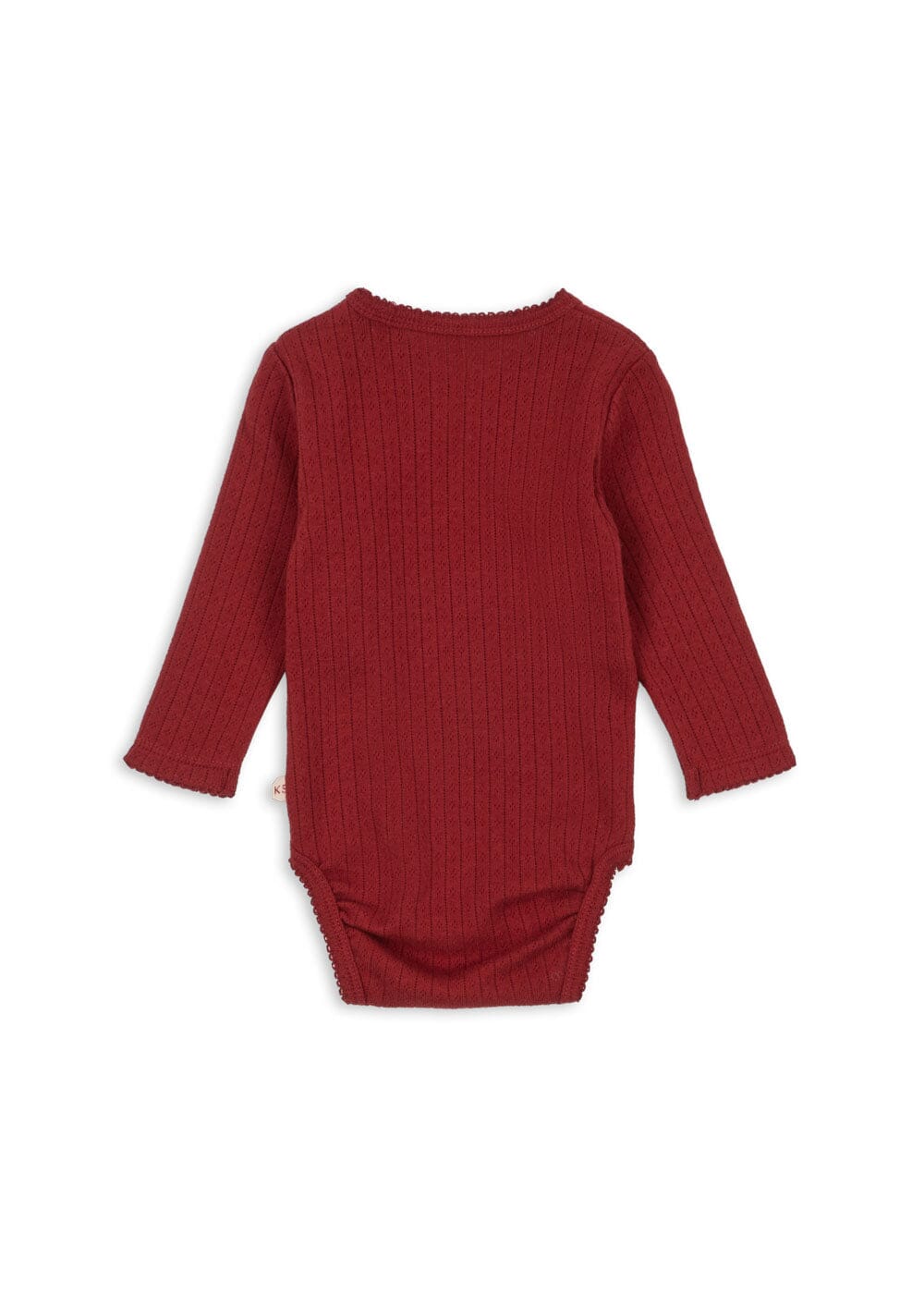 Konges Sløjd - Minnie Newborn Body Gots Ks104377 - Red Dahlia Bodysuits