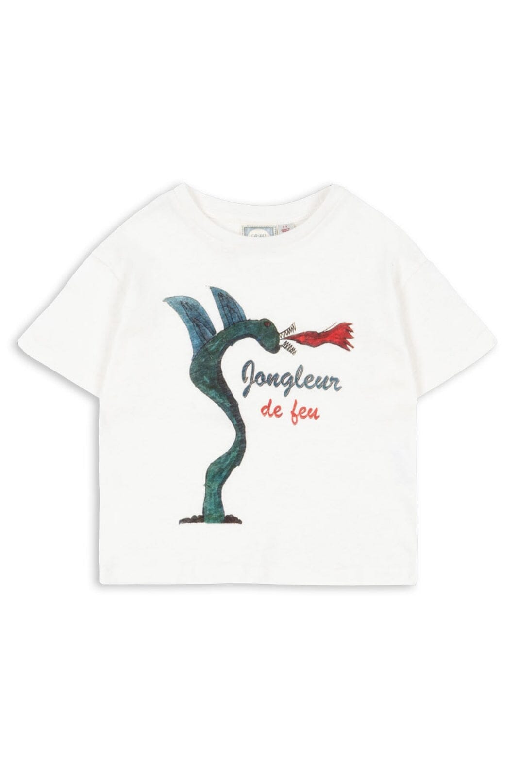 Konges Sløjd - Rhw X Ks Jongleur Tee Ocs Ks103606 - Antique White