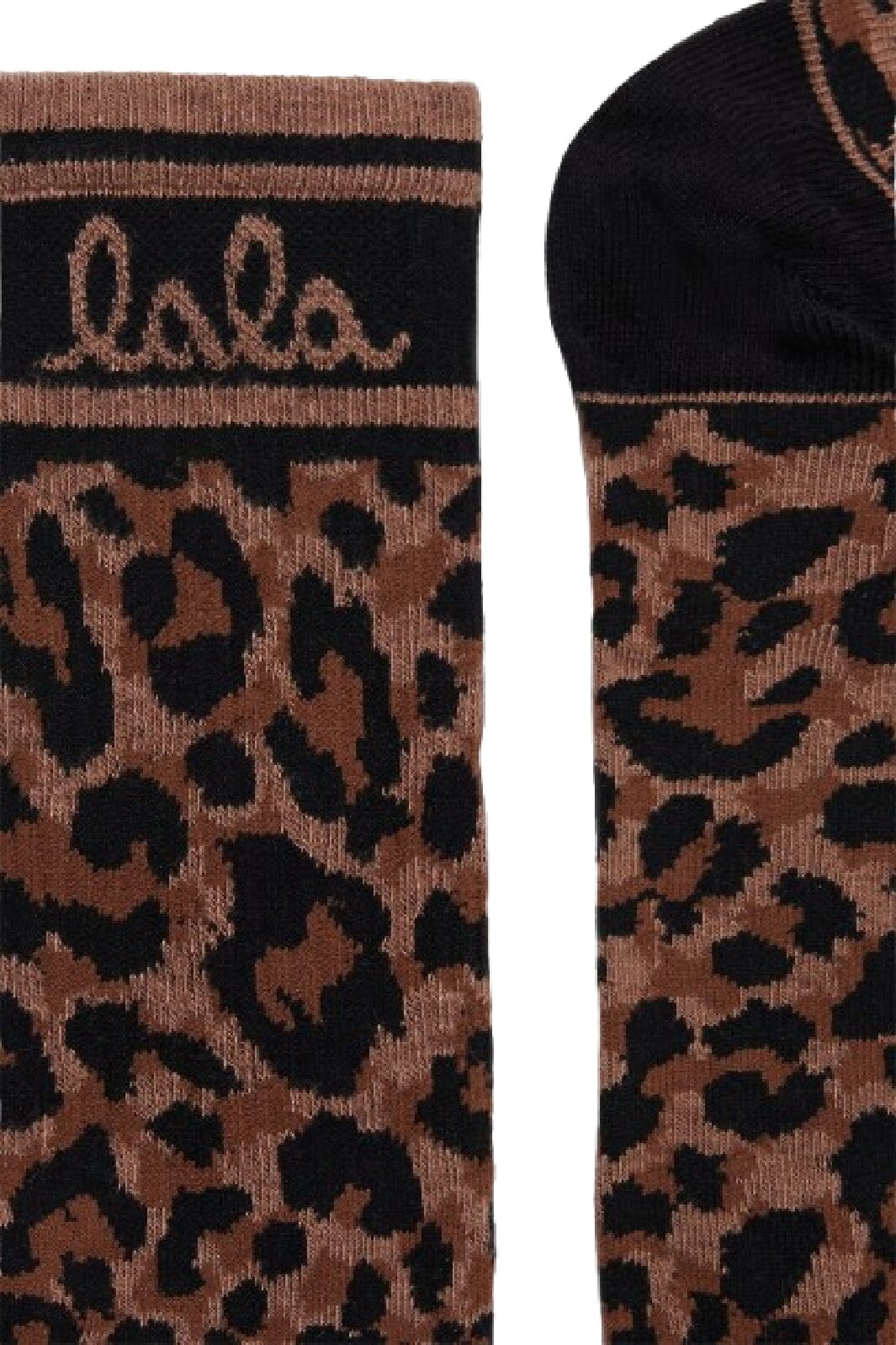 Lala Berlin - Socks Sanira 10022263 - Dark Brown Leo